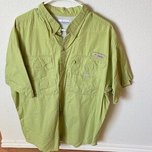 Columbia Olive Utility Shirt